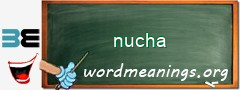 WordMeaning blackboard for nucha